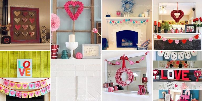 9500946 Valentines Day Mantel Decor Ideas