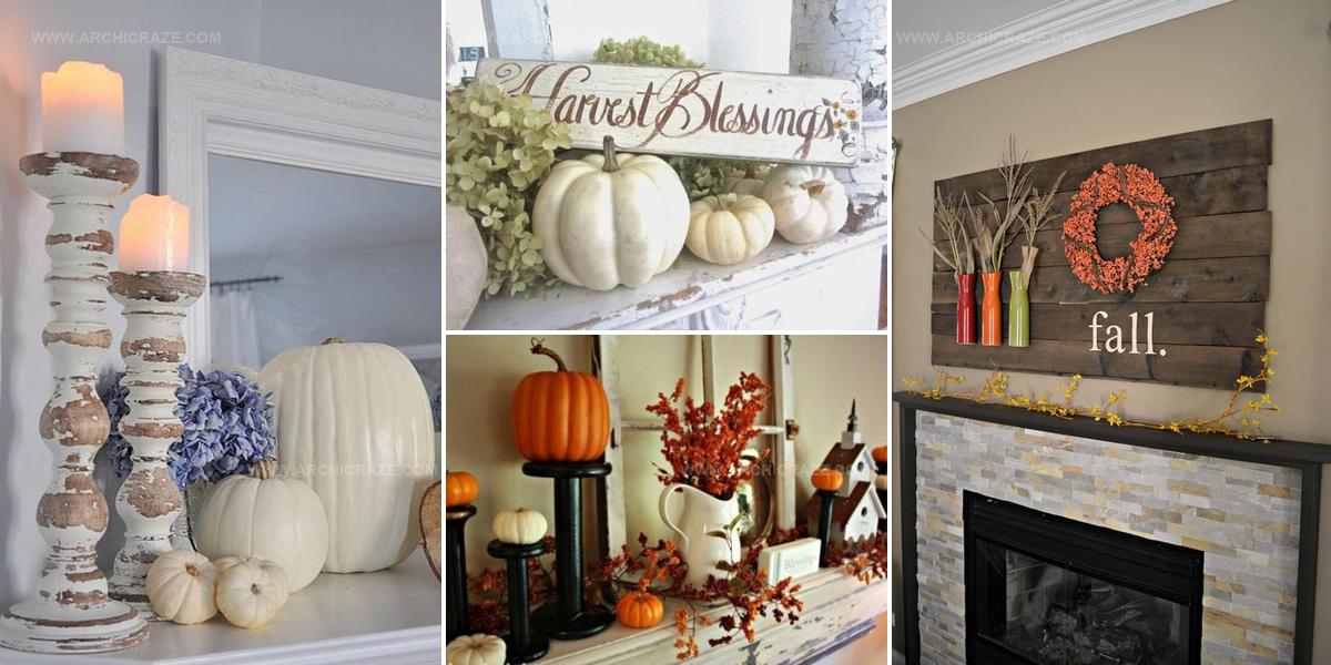 6250736 Fall Mantel Decorating Styles