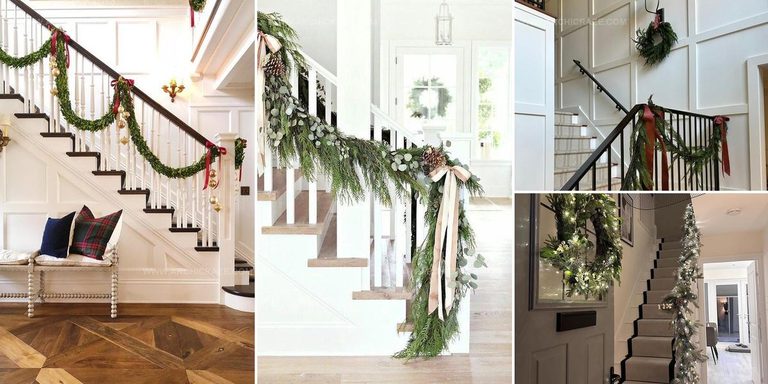 2170263 Christmas Staircase Decor Concepts