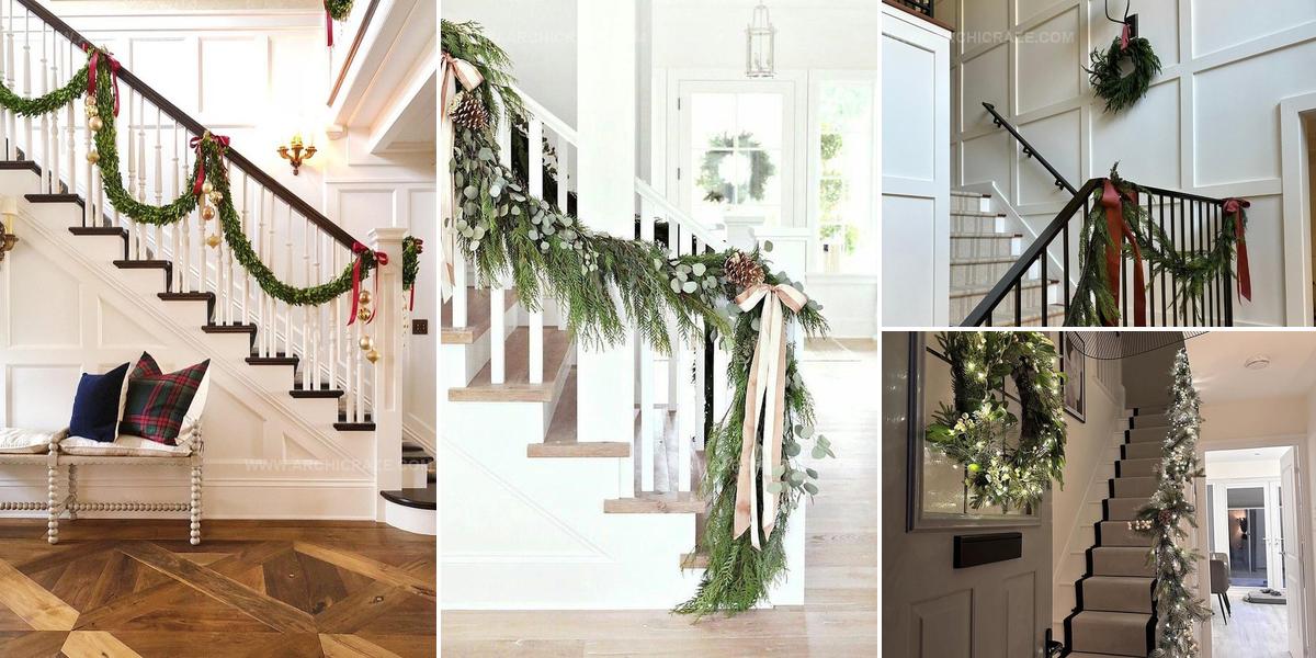 2170263 Christmas Staircase Decor Concepts