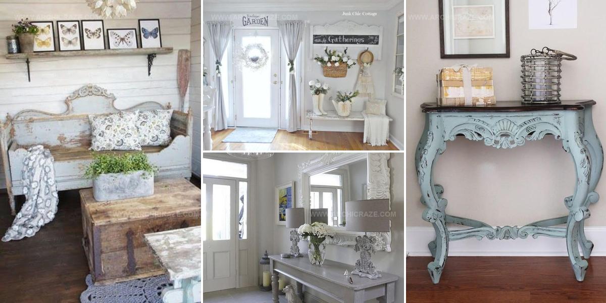 7741557 Shabby Chic Entryway Decor Ideas