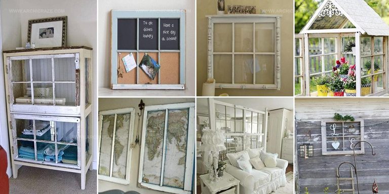 1278028 Old Window Frame Decor Ideas