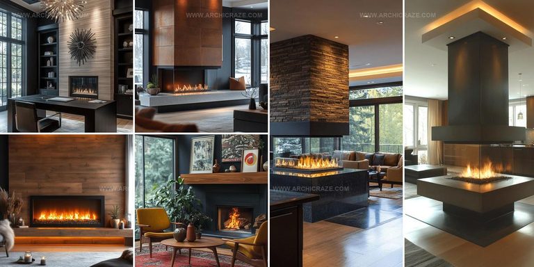 6508401 Wintry Modern Fireplace Ideas