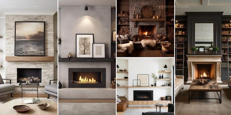 7561588 Fireplace With Built-Ins on Both Sides Ideas