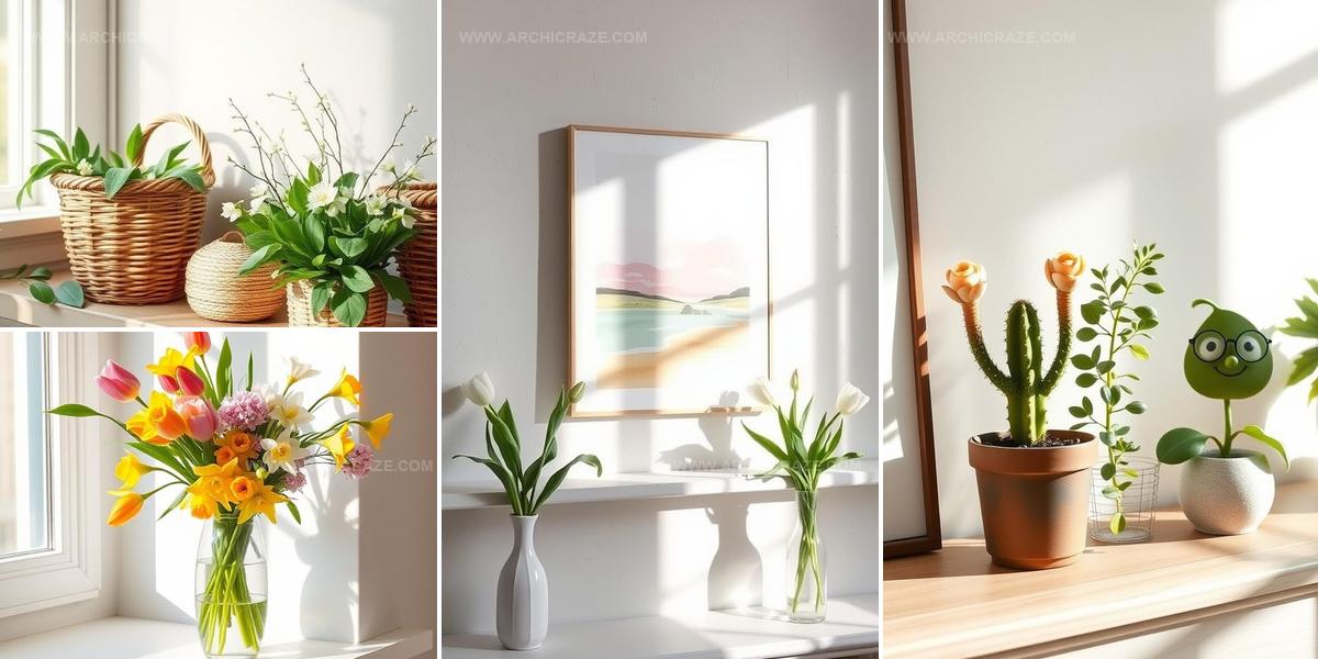 2315642 Simple Spring Mantel Decor Ideas