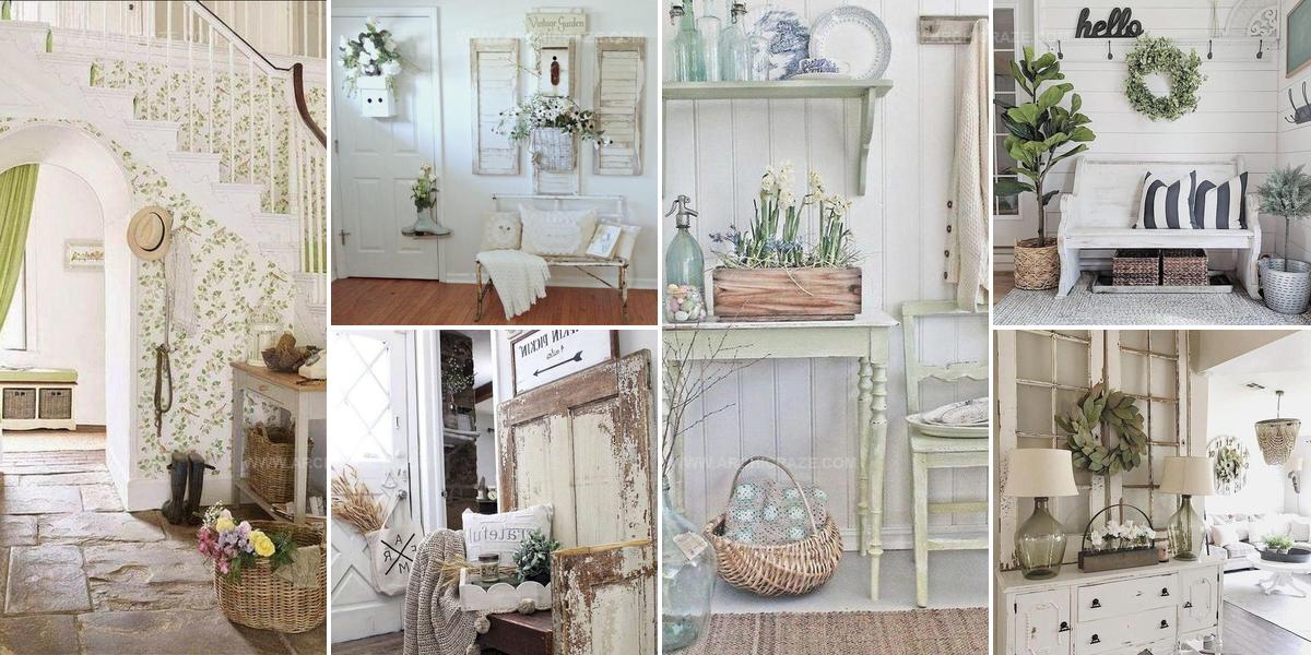 7729825 Shabby Chic Hallway Decor Ideas