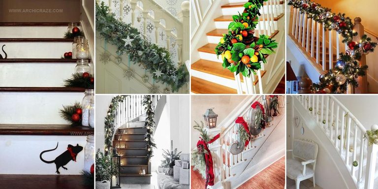 4429534 Christmas Staircase Decor Styles