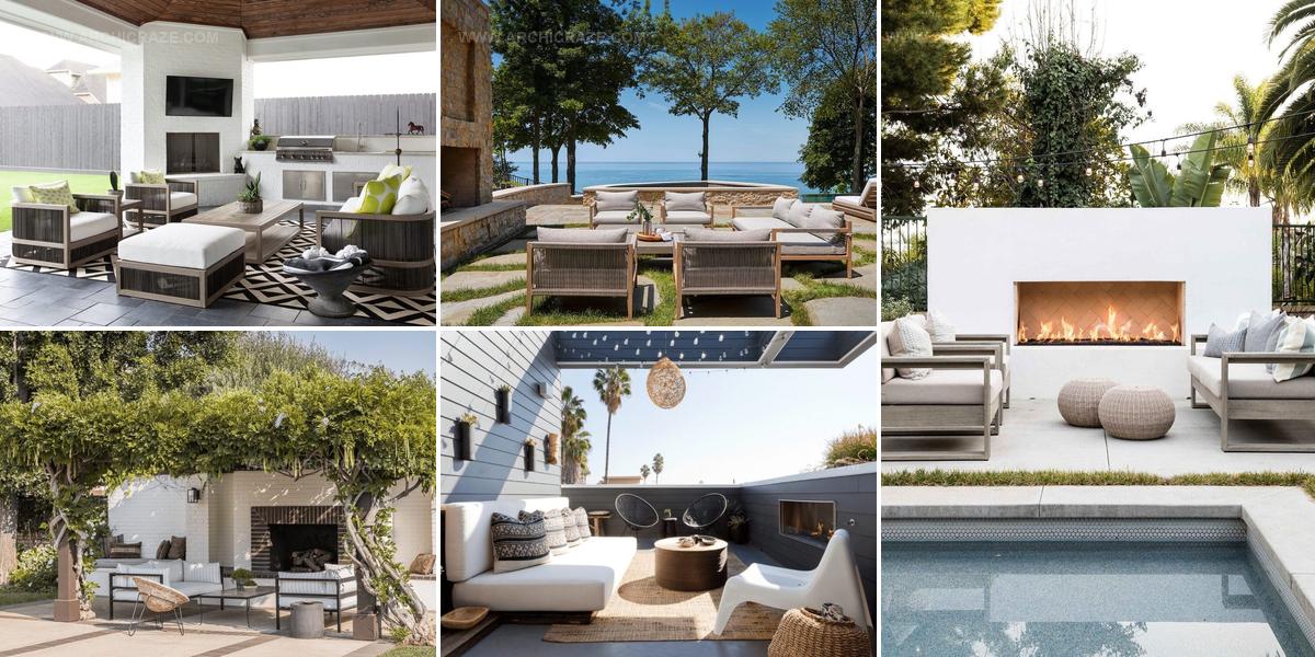 2347866 Show-Stopping Outdoor Fireplaces