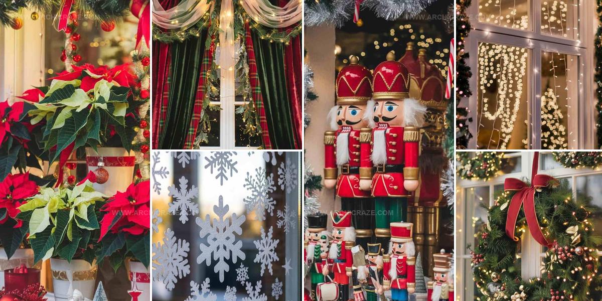 8089086 Christmas Window Decorations Ideas