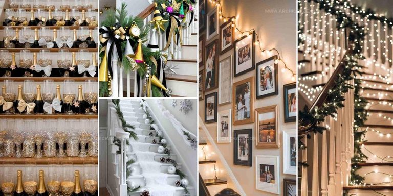 8165968 Best New Year Staircase Decorations Ideas