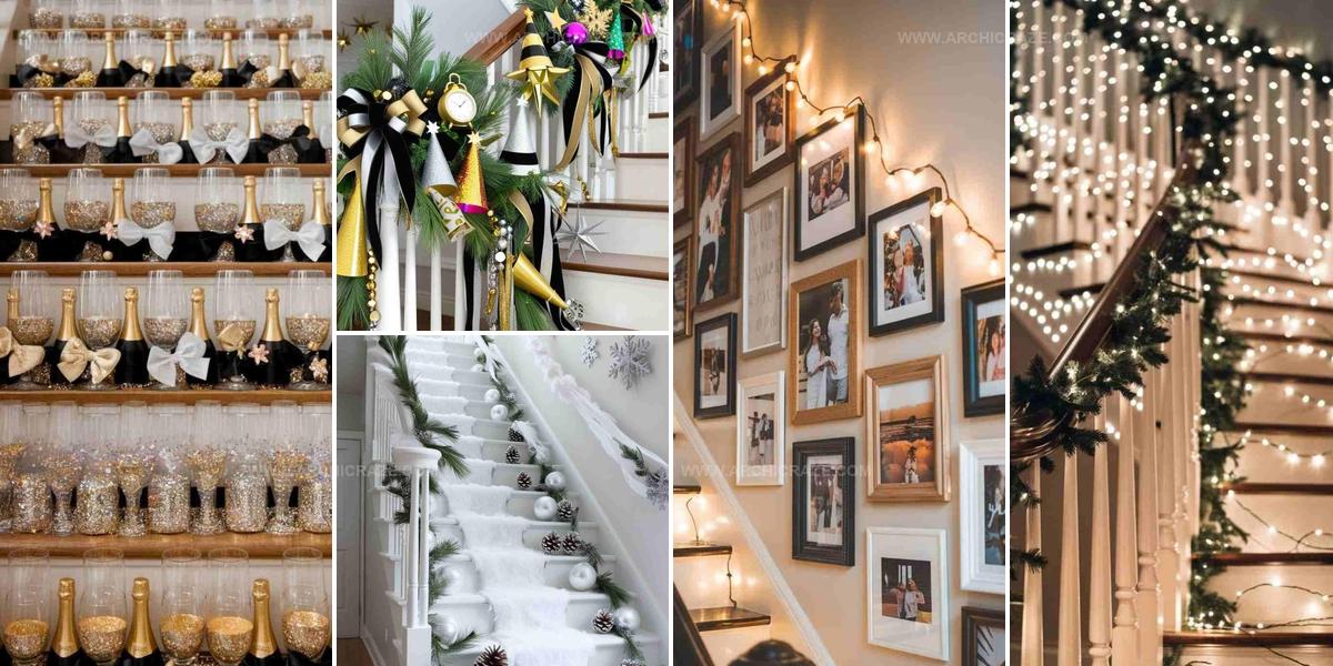 8165968 Best New Year Staircase Decorations Ideas