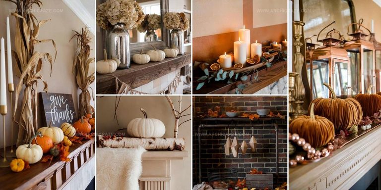 1669970 Autumn Decor for Fireplaces