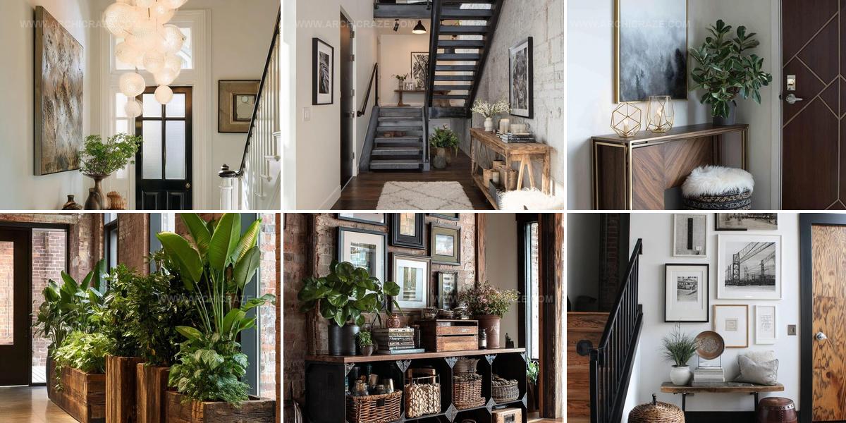 3955967 Industrial Loft Entryway Makeover Ideas