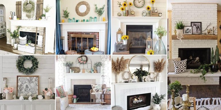 4139218 Summer Mantel Decor Inspiration