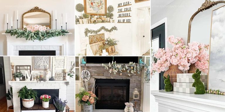 9593700 Spring Fireplace Decor Ideas