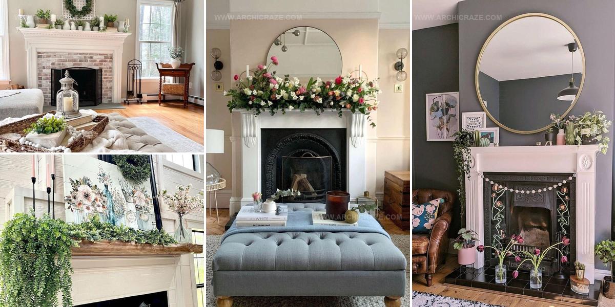 4165218 Spring Mantel Decorating Inspiration