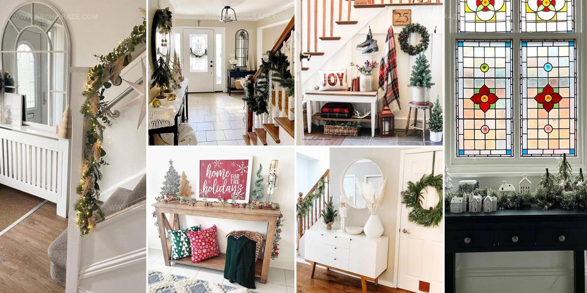 9614997 Christmas Entryway Table Ideas