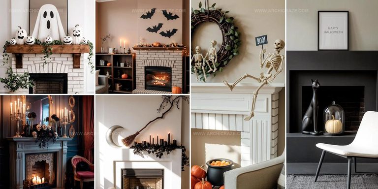6544221 Halloween Mantel Styles