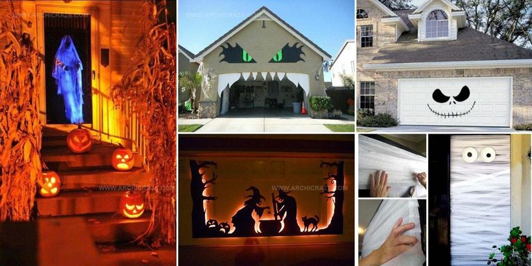 1574633 DIY Halloween Door Decor Ideas