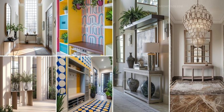 4230992 Playful Foyer Entryway Ideas