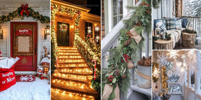 6980374 Delightful Christmas Porch Decor Ideas