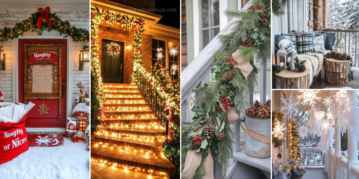 6980374 Delightful Christmas Porch Decor Ideas