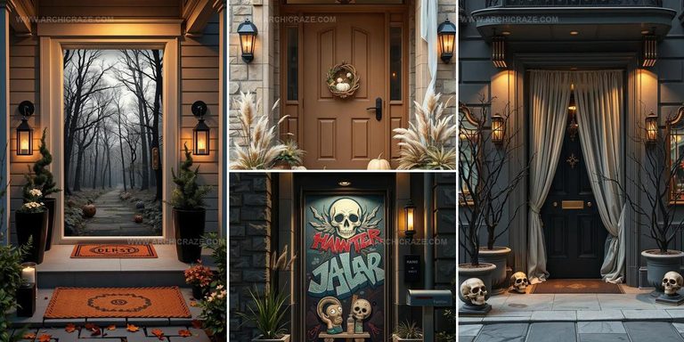 2373294 Unique Halloween Door Decorations