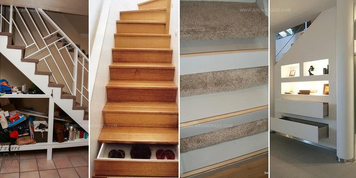 9826046 DIY Stair Storage Ideas