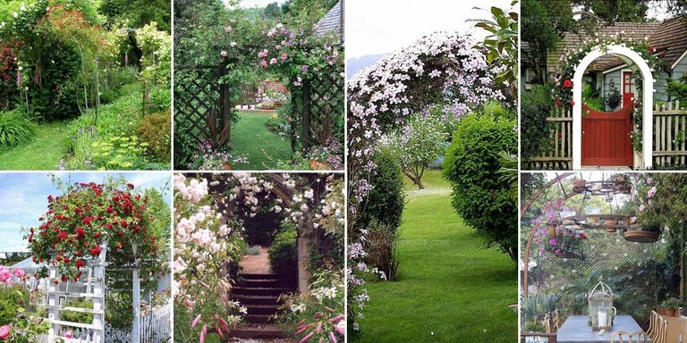 9505303 Flower Covered Garden Archway Ideas