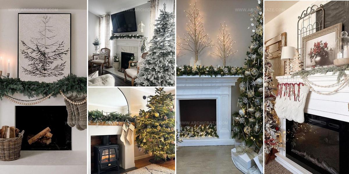 2834699 Festive Christmas Mantel Decor Ideas