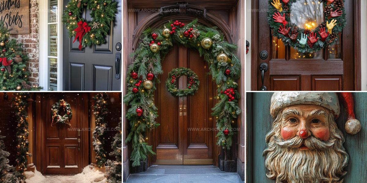 5638042 Festive Christmas Front Door Decor Ideas