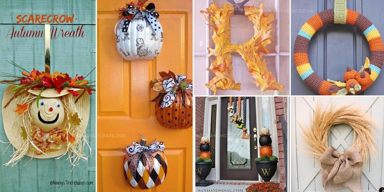 3176616 DIY Fall Front Door Decor Ideas