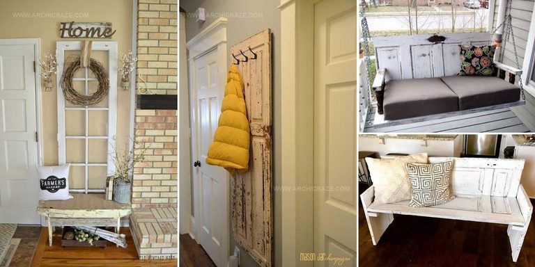 2819123 Old Door Vintage Decor Ideas