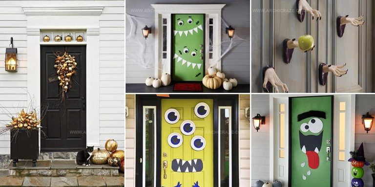 3492426 Halloween Front Door Decoration Ideas