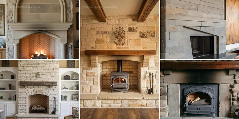 7538890 Stunning Stone Fireplace Ideas