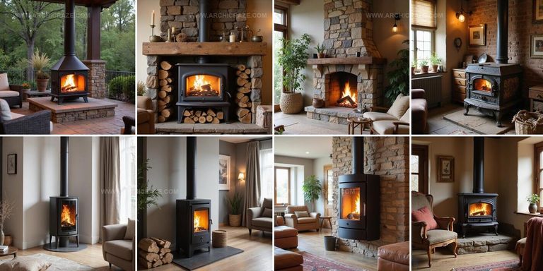 7152408 Wood Burning Stoves Living Room