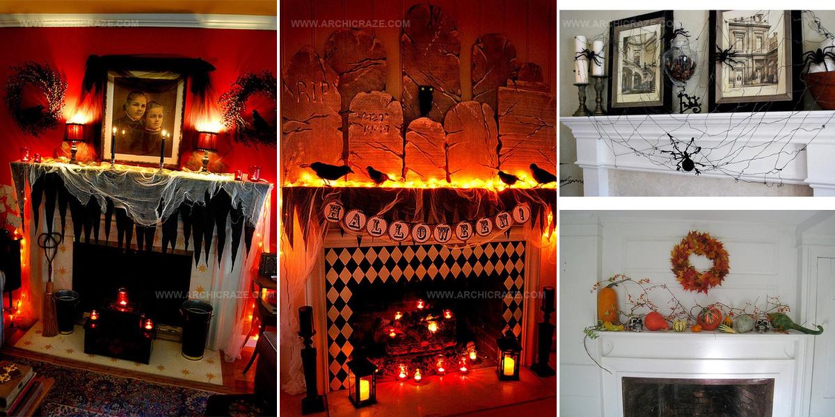 5438737 Halloween Mantel Decorating Ideas