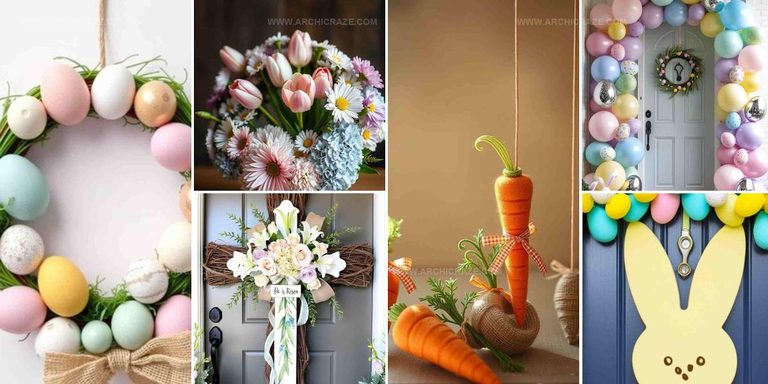 3918597 Amazing Easter Door Decorations Ideas