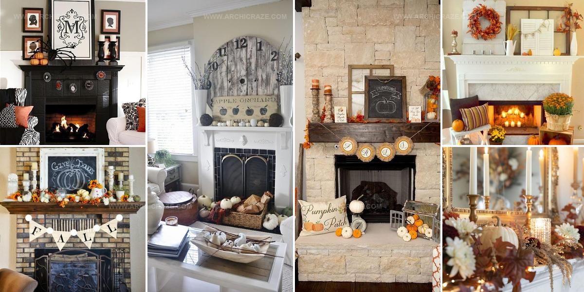 4245822 Autumn Mantel Decor Ideas