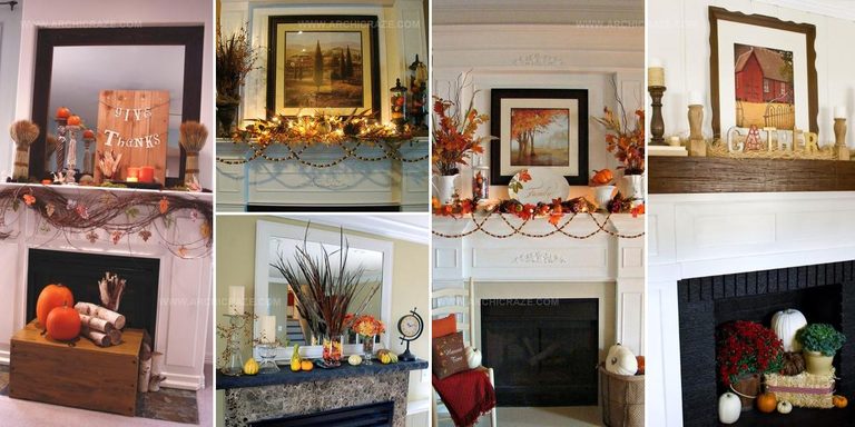 7997381 Thanksgiving Mantel Decorating Ideas