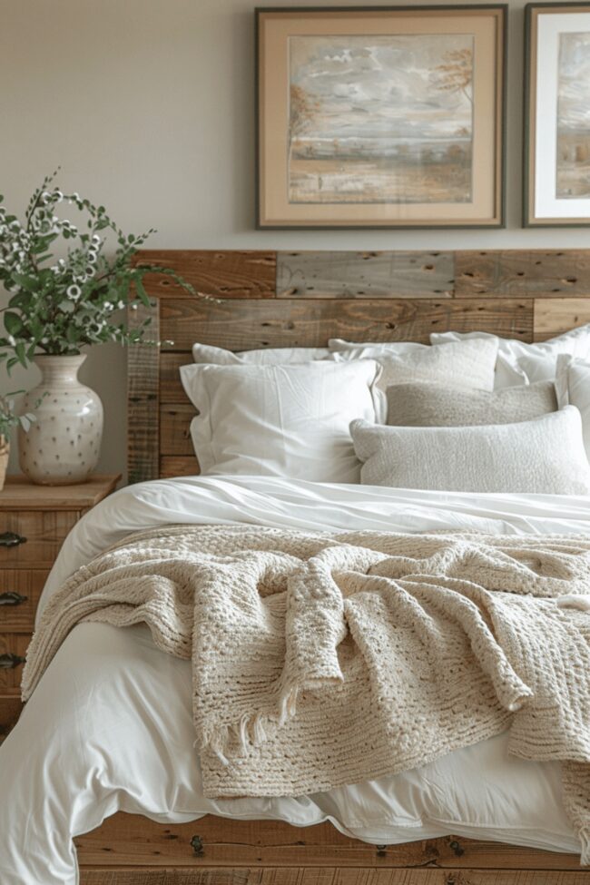 Rustic Wooden Bed Frames for Unique Spaces