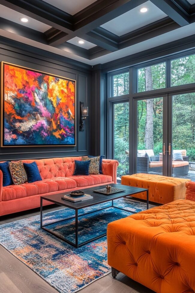 Artistic Retreat Basement