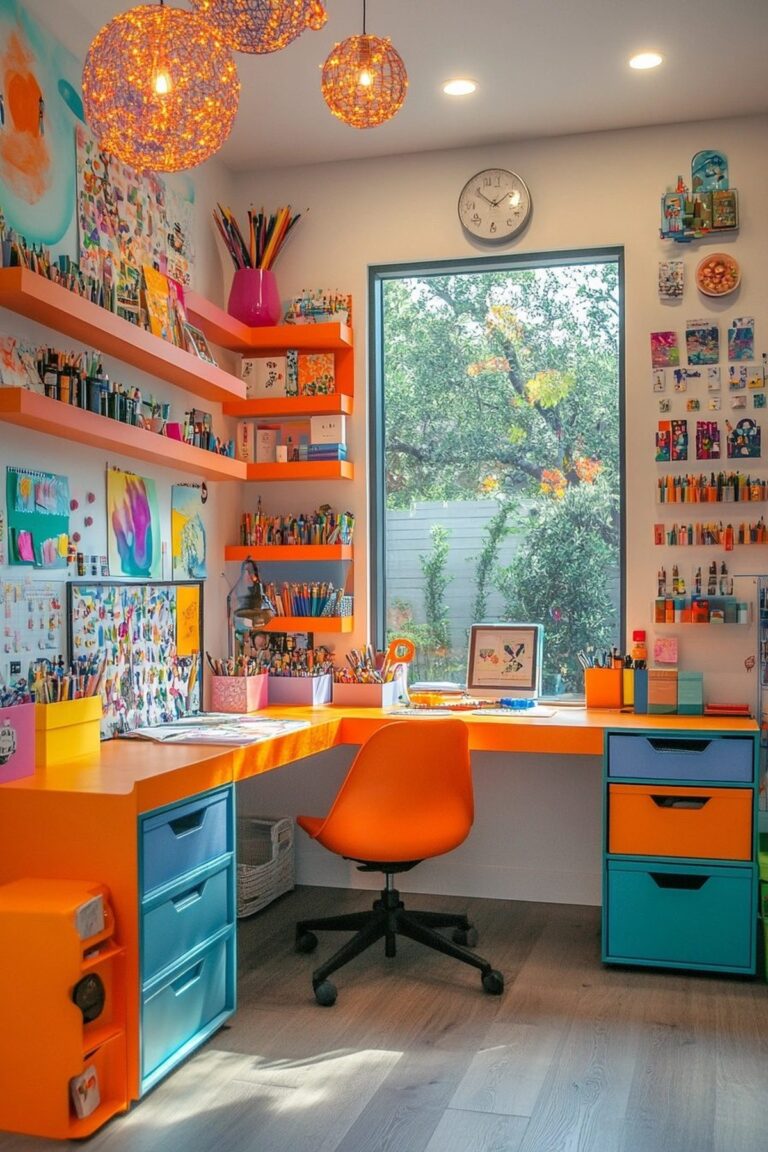 Image showcasing 29 Clever Tiny Apartment Home Office Ideas for a Productive Setup ...