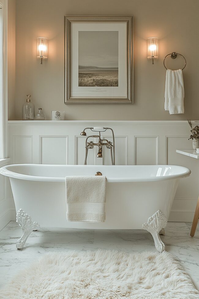 Stylish Victorian-Inspired Bathroom