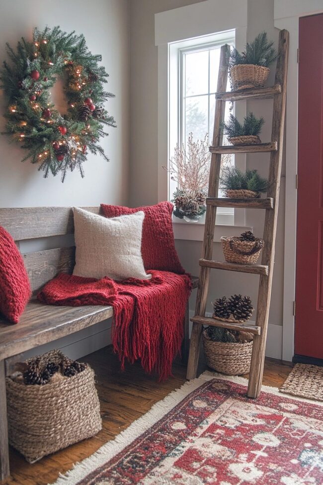 Inviting Country-Style Entrance