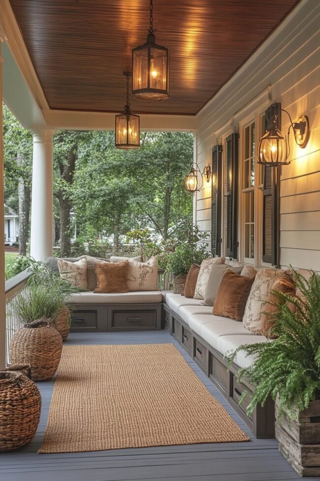 Innovative Porch Designs with Storage Features