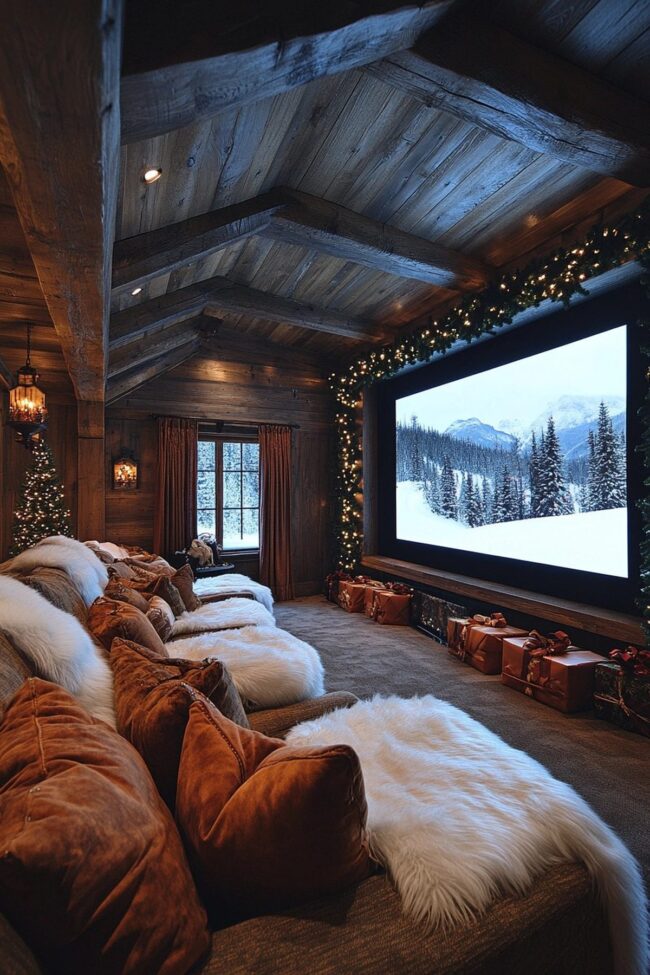 Festive Holiday Vibes in Home Cinema