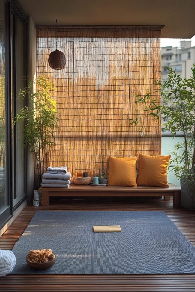 Portable Yoga Space for Outdoor Practice