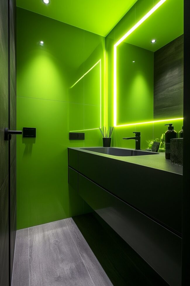 Vibrant Green Retreat