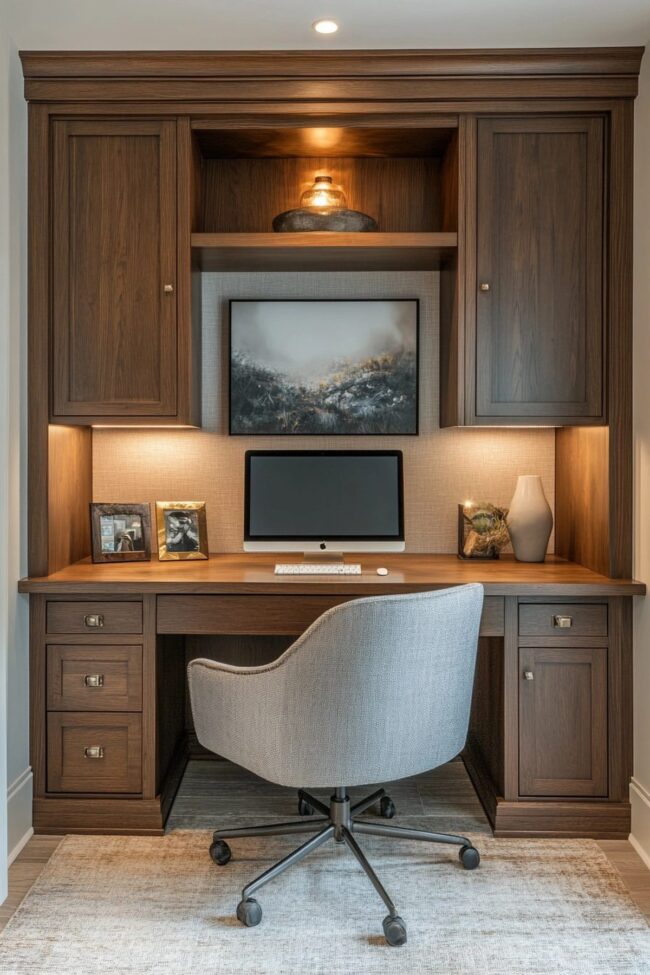 Efficient Alcove Desk Setup Ideas